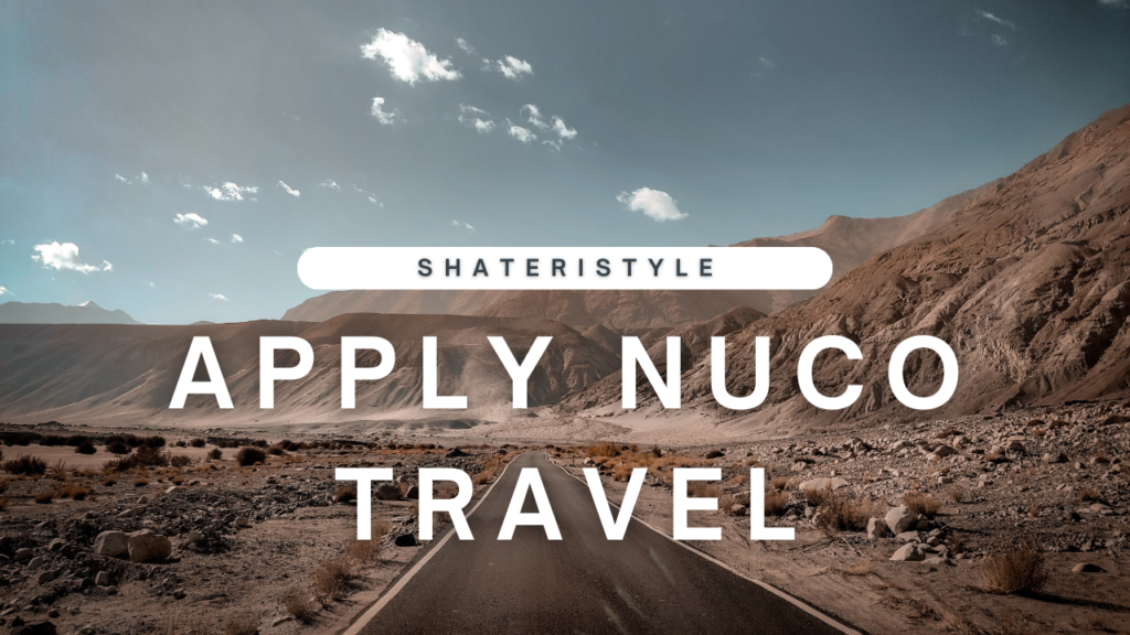 Apply nuco travel